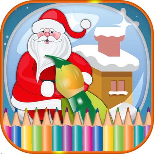 Christmas Preschool Toddler Coloring iOS App