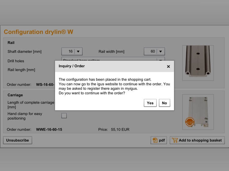 drylin® W configurator