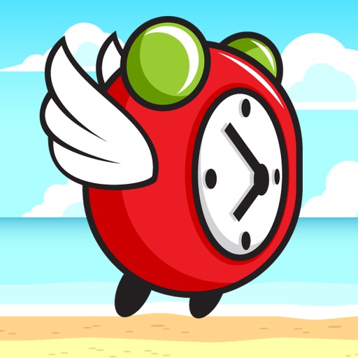 Flying Red Clock icon