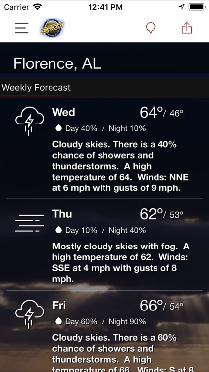 WQLT-FM Weather