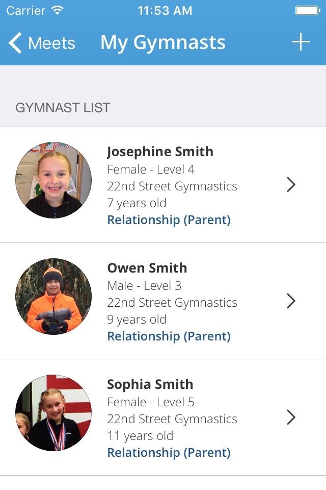 Kip - Gymnastics Meet Tracker screenshot 3