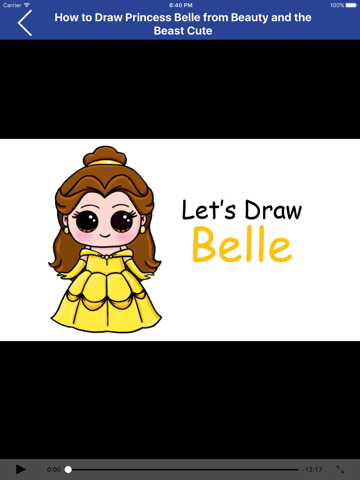 Learn How to Draw Cute Princess Characters Pro screenshot 2