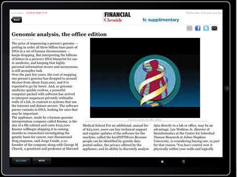 Financial Chronicle for iPad screenshot 3