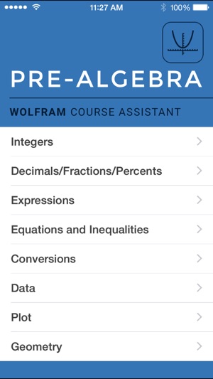 Wolfram Pre-Algebra Course Assistant