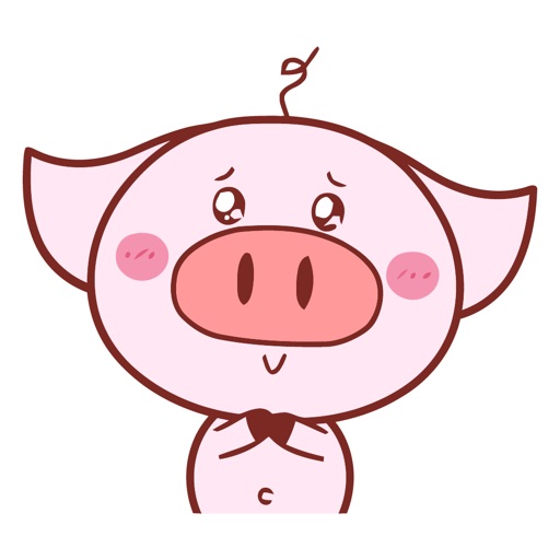 Pretty Pig Animated Emoji Stickers icon