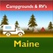 Camping spots & RV's is a simple and easy to use map to find the nearest Campsite or RV Park locations