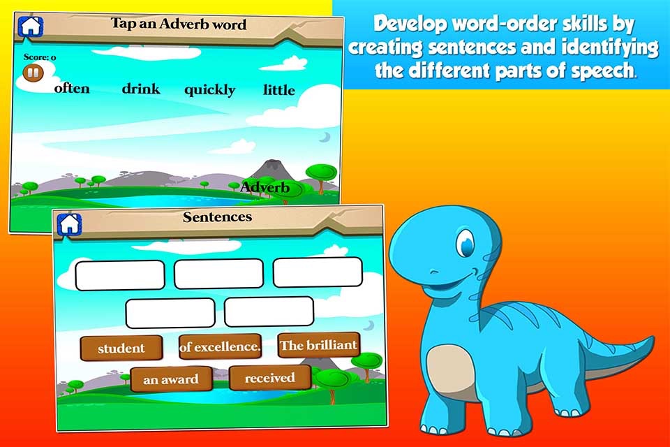 Dino Third Grade School Games screenshot 4