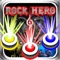 A fun guitar hero style game will test your skills to play the guitar and follow the rhythm of the music