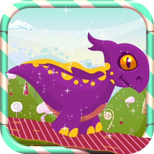 Candy Dino Jump Icon