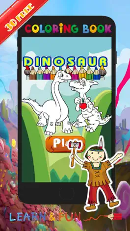 Game screenshot Dino Coloring Pencils:Coloring Pages For Girl&Boy mod apk