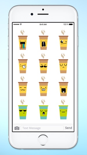 Cute Coffee Emojis Sticker Pack(圖5)-速報App