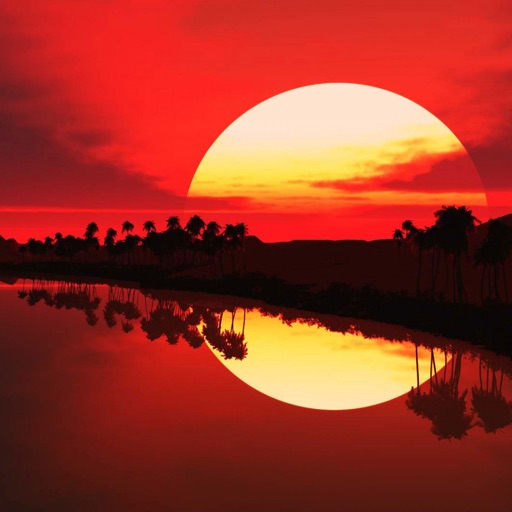 Amazing Sunset Lock Screen Backgrounds Color Theme Icon
