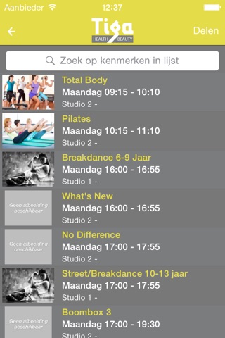 Tiga sport & health screenshot 2