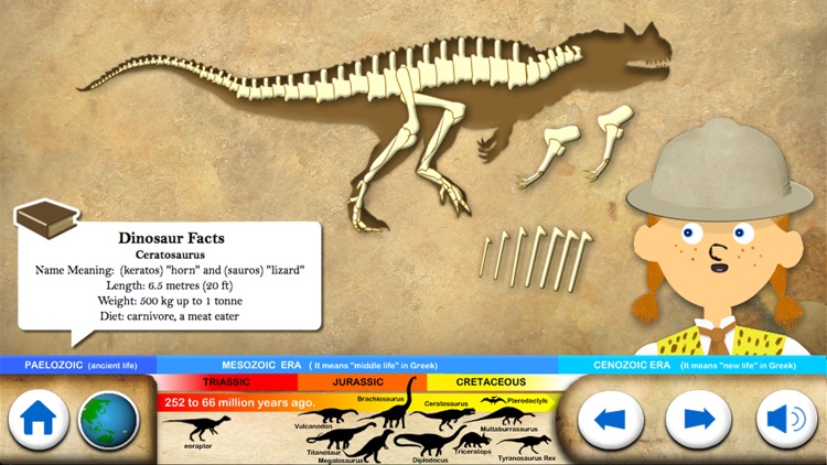Dinosaur Fossils - History for kids screenshot-3