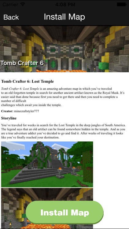 Best Maps for Minecraft PE - One Touch Install