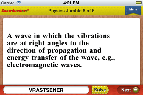 AP Physics 1 & 2 Flashcards Exambusters screenshot 4