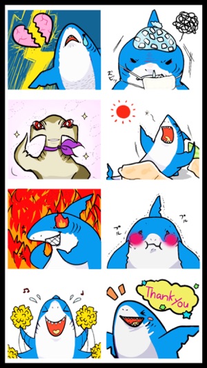 White Shark Stickers(圖1)-速報App