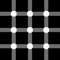 When looking at the Scintillating Grid Illusion, dark spots seem to appear and disappear rapidly at random intersections of the gray bars