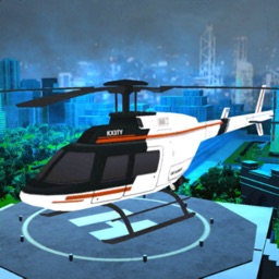 Helicopter City Race Simulator