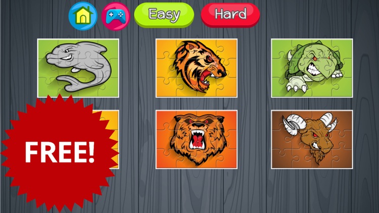 Zoo and animals jigsaw puzzle games screenshot-3