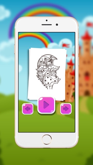 Cute Princess Coloring Book for Kids & Toddlers(圖5)-速報App