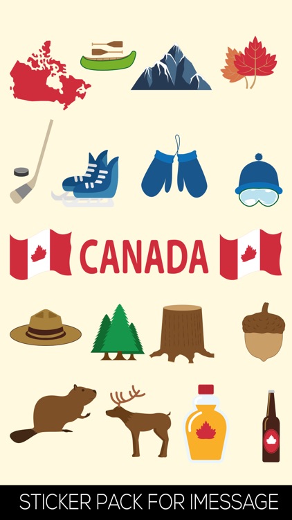 Canada Sticker Pack for iMessage