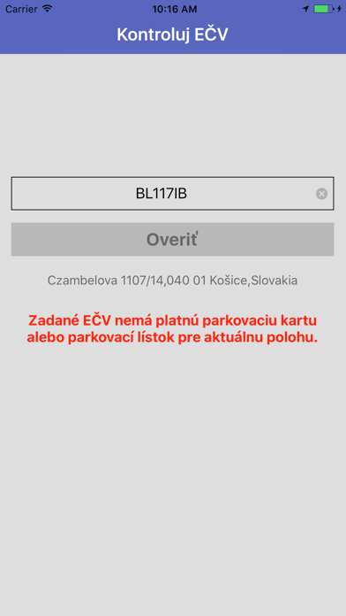 Screenshot #3 pour Kontroluj EČV
