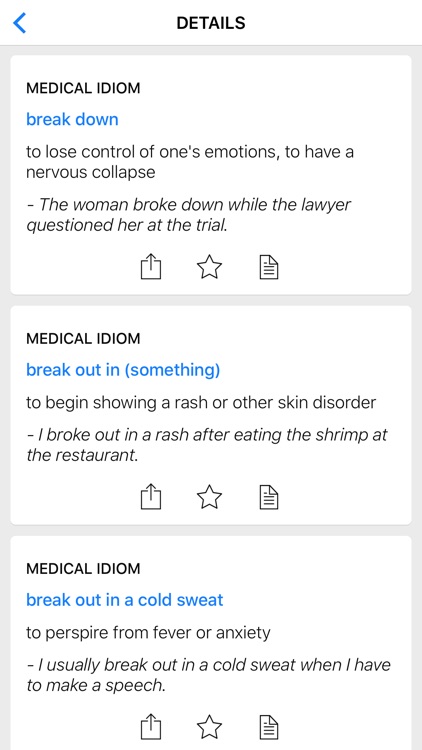 Education & Medical idioms