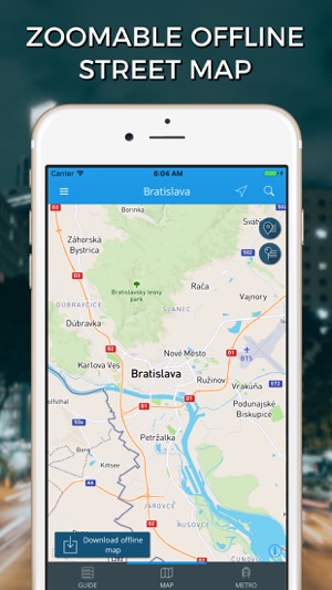 Bratislava Travel Guide with Offline Street Map(圖4)-速報App