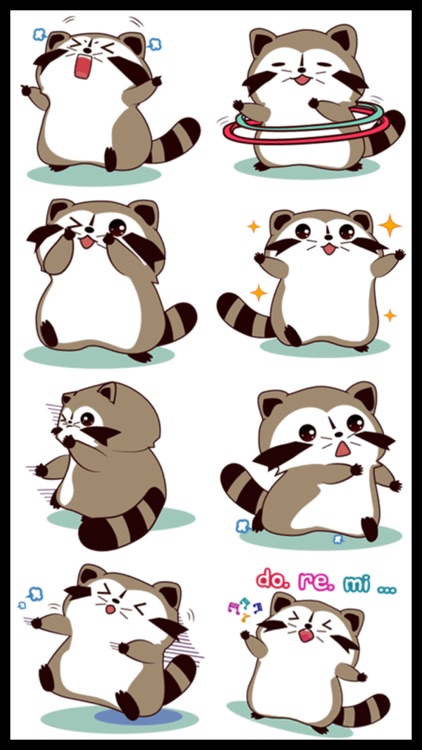 Racoon Sticker Pack