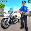 Icon US Police Bike Crime Gangster