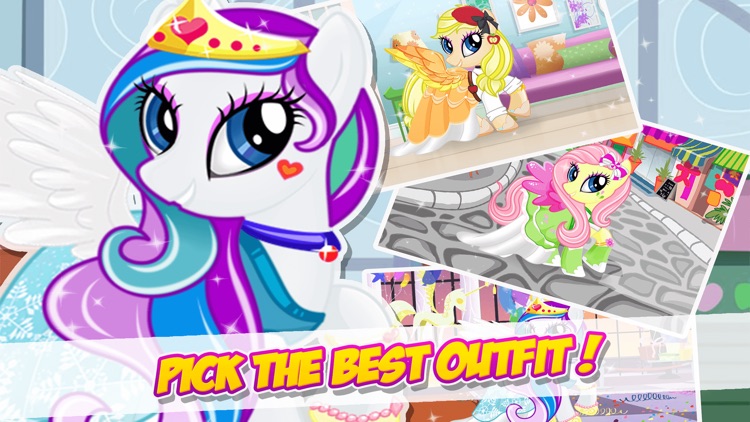 Pony Dress Up and Salon Games for Little Girls