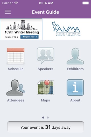 ArVMA Event Tracker screenshot 3