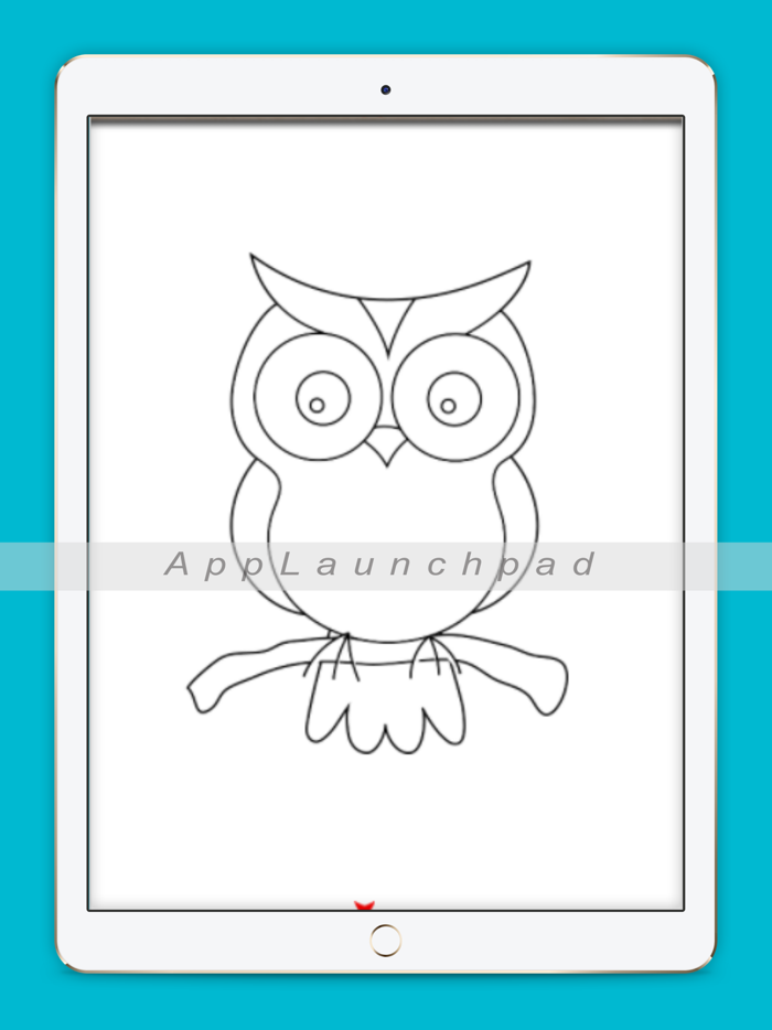 Bird coloring book drawing painting games for kids