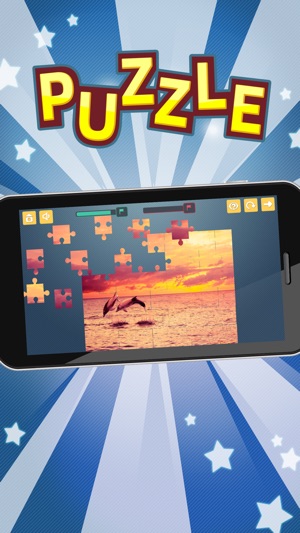 Dolphin Jigsaw Puzzles beautiful Scenery. Premium(圖1)-速報App