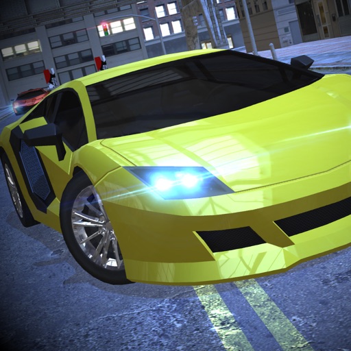 Night Sport Car Driving Extreme Parking Simulator Icon