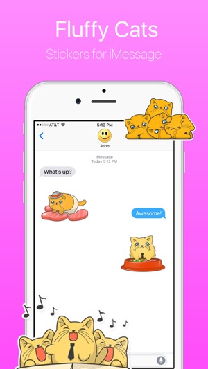 Fluffy Cats Stickers(圖1)-速報App