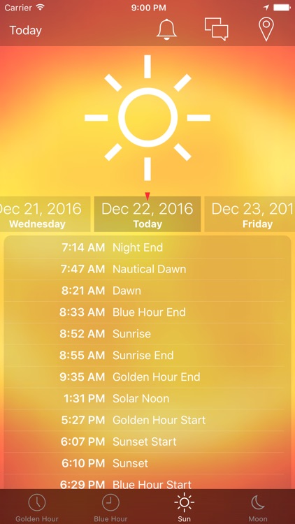 Sunrise Sunset Info