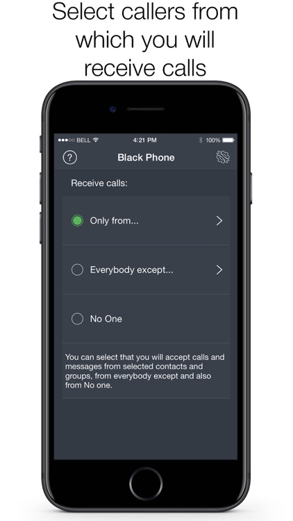 Black Phone - blacklist for unwanted contacts