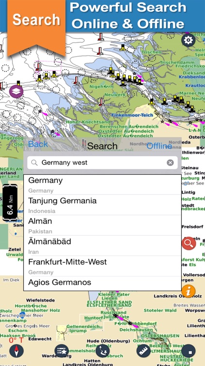 West Germany Nautical Charts