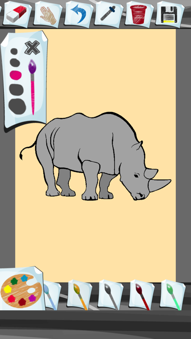 How to cancel & delete Zoo Animals Coloring Book from iphone & ipad 4
