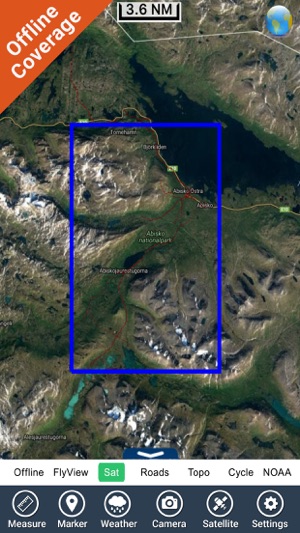 Abisko National Park GPS charts Navigator(圖5)-速報App