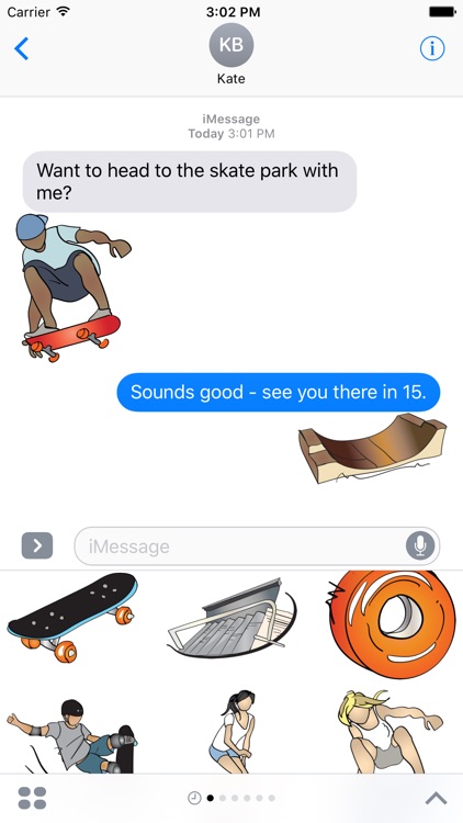 Skateboarding Sport Stickers screenshot-3