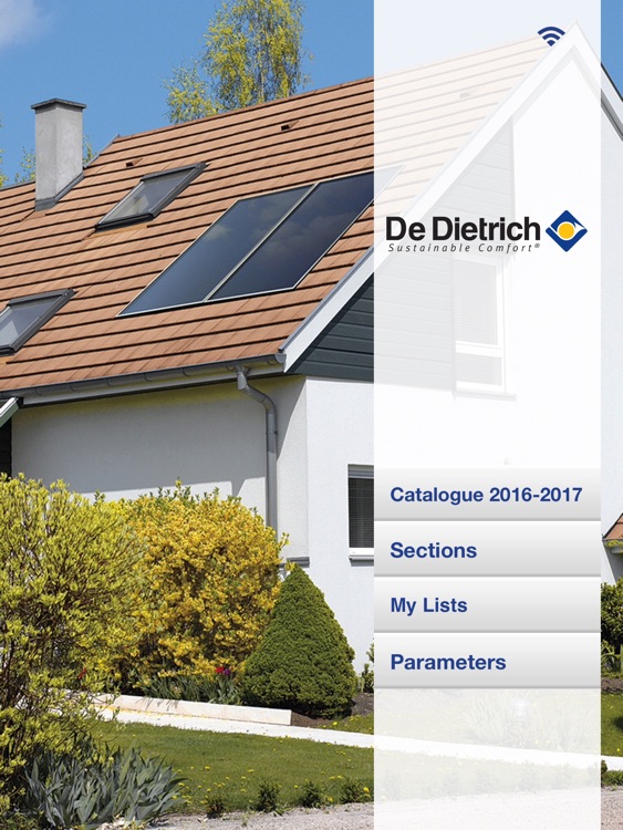 De Dietrich E-catalogue for iPad