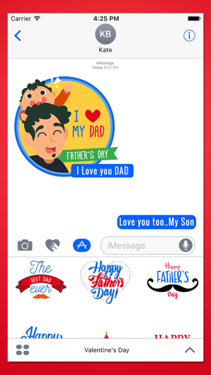 Happy Father's day stickers for iMessage(圖2)-速報App