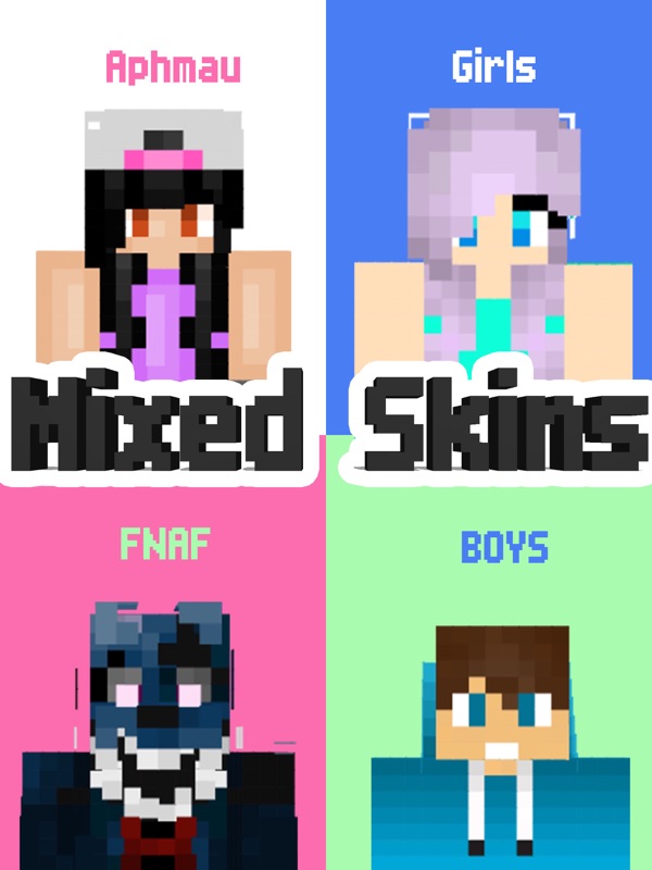 Aphmau Girls And Boys Skins For Minecraft Pe Online Game Hack And Cheat Gehack Com - skins for baby fnaf and roblox for minecraft pe latest