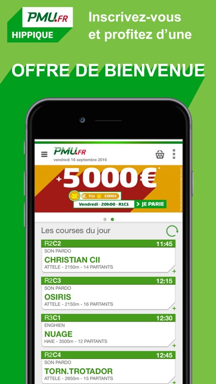 PMU Hippique - Turf, Quinté, Tiercé, Pari, Prono