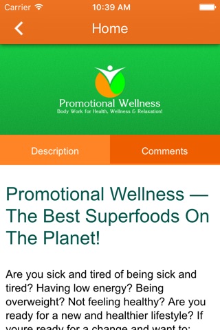 Promotional Wellness screenshot 2