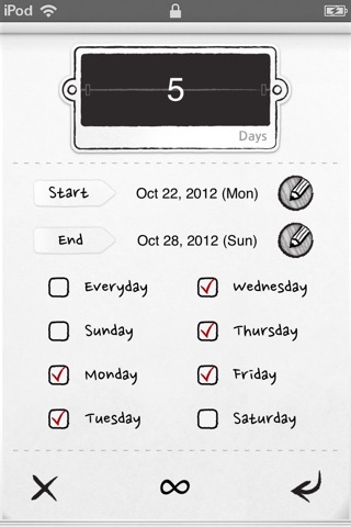 My Wonderful Goals * To-do note for my daily life screenshot 3