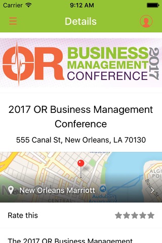 OR Business Management Conf. screenshot 2